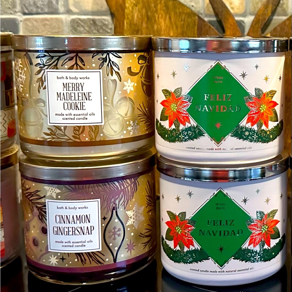 Bath & Body Works 3 wick candles
